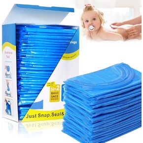 Diaper Pail Refill Bags, Holds 1088 Diapers 34 Bags Fully Compatible with Arm&Hammer Diaper Pail Disposal System, Diaper Pail Snap, Seal and Toss Pail Refill Bags in Saudi Arabia
