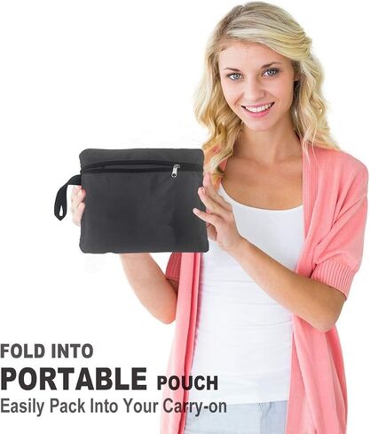 Car Seat Travel Bag for Air Travel - Profaster Airplane Carseat Gate Check Bag Backpack, Fold with Attached Carry Bag, Gray in Saudi Arabia