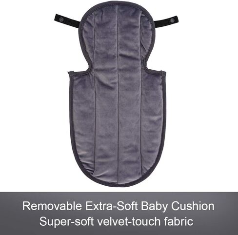 COOLBEBE Upgraded 3-in-1 Babybody Support for Newborn Infant Toddler - Extra Soft Car Seat Insert Cushion Pad, Perfect for Carseats, Strollers, Swings, Black in Saudi Arabia