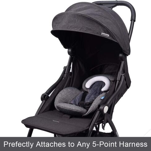 COOLBEBE Upgraded 3-in-1 Babybody Support for Newborn Infant Toddler - Extra Soft Car Seat Insert Cushion Pad, Perfect for Carseats, Strollers, Swings, Black in Saudi Arabia