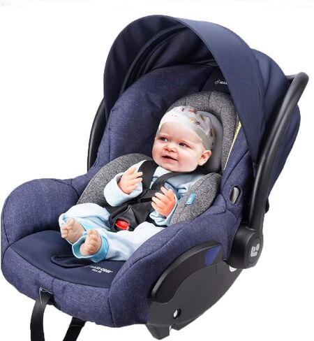 COOLBEBE Upgraded 3-in-1 Babybody Support for Newborn Infant Toddler - Extra Soft Car Seat Insert Cushion Pad, Perfect for Carseats, Strollers, Swings, Black in Saudi Arabia