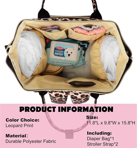 Femuar Diaper Bag Backpack Multifunction Maternity Nappy Baby Bag for Girls & Boys Large Capacity Travel Diaper Bags Dark Black in Saudi Arabia