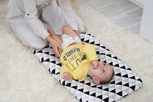 Changing Pad Cover – Baby Changing Pad Covers 4 Pack – Boy or Girl Changing Pad Cover – Pure Jersey Machine Washable Black and White Changing Table Cover – Diaper Changing Pad Cover Sheets in Saudi Arabia