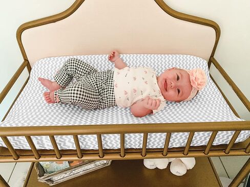 Changing Pad Cover – Premium Baby Changing Pad Covers 4 Pack – Boy or Girl Changing Pad Cover – Pure Cotton Machine Washable Grey and White Changing Table Cover – Diaper Changing Pad Cover Sheets in Saudi Arabia
