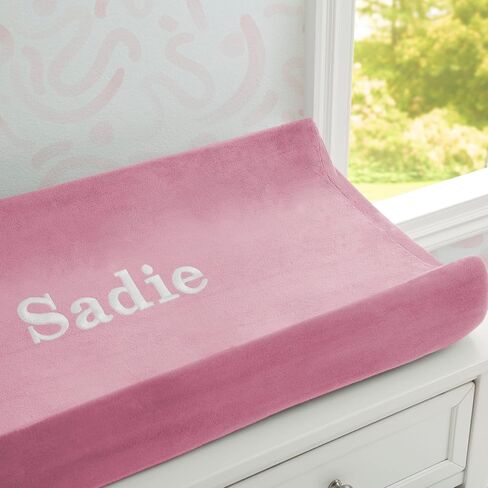 Delta Children Contoured Changing Pad with Plush Cover, Grey in Saudi Arabia