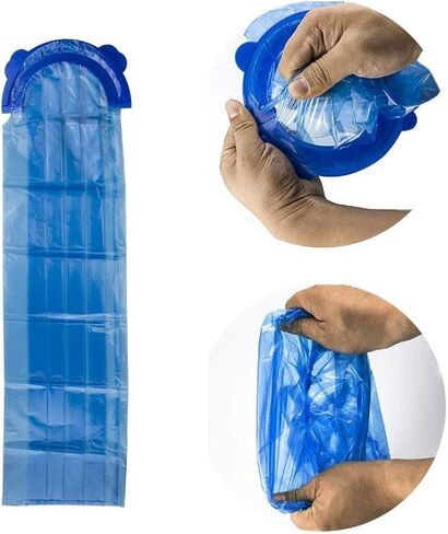 Diaper Pail Refill Bags, Holds 1088 Diapers 34 Bags Fully Compatible with Arm&Hammer Diaper Pail Disposal System, Diaper Pail Snap, Seal and Toss Pail Refill Bags in Saudi Arabia