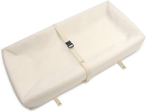 Naturepedic Organic Contoured Changing Pad for Changing Table, Changing Pad Cover Sold Separately, 4-Sided in Saudi Arabia