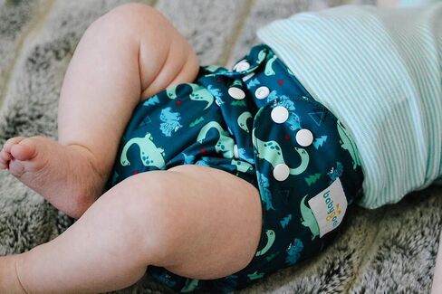 babygoal Cloth Diaper Covers 6 Pack with Wet Bag for Fitted Diapers and Prefolds with Double Gussets, Adjustable and Reusable for Baby Boys and Girls in Saudi Arabia