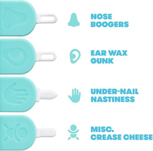 Frida Baby 3-in-1 Nose, Nail + Ear Picker by Frida Baby the Makers of NoseFrida the SnotSucker, Safely Clean Baby's Boogers, Ear Wax & More in Saudi Arabia