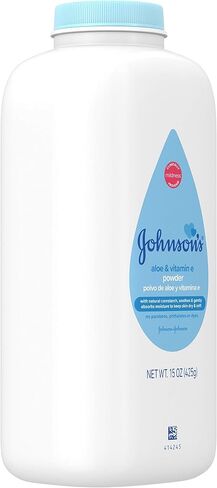 Johnson's Baby Powder for Delicate Skin, Hypoallergenic and Free of Parabens, Phthalates, and Dyes for Baby Skin Care, 1.5 oz in Saudi Arabia