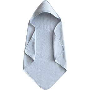 mushie Baby Hooded Towel | Organic Cotton (Pearl) in Saudi Arabia