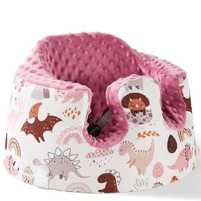 Seat Cover Compatible with Bumbo Seat,Breathable Baby Bumbo Seat Cover,Soft Bumbo Floor Seat Cover for Baby Girl Boy,Only Compatible with Bumbo Seat (Dinosaur)
