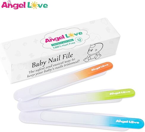 Baby Nail File, 3 Pack, Emery Board Glass, Crystal, Set for Newborns, Toddlers, Infant, Babies & Young Children, New Moms & Baby Shower,ZJC1 in Kuwait
