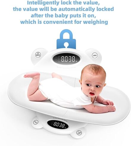 Simshine Digital Baby Scale Weight All Family, Weighing Newborn Wiggly Babies and Pets Cat and Dog in Saudi Arabia
