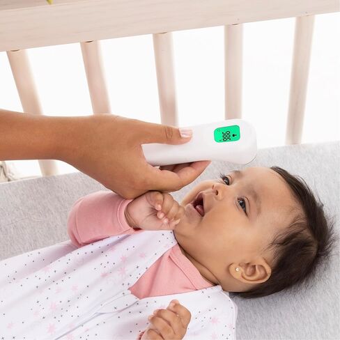 Evenflo PreciseRead Touchless Forehead Thermometer for Adults, Children, Babies, Food and Liquids – Accurate, Fast, No Contact, with Color-Coded Results in Saudi Arabia