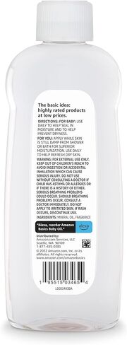 Amazon Basics Baby Oil, Lavender Scented, 14 Fluid Ounce, 1-Pack (Previously Solimo) in Kuwait