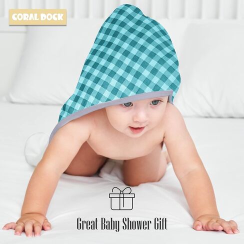 3 Pack Baby Hooded Bath Towel Sets, Ultra Absorbent Baby Essentials Item for Newborn Boy Girl, Baby Bath Shower Towel Gifts for Infant and Toddler - Animal World Elephant in Saudi Arabia