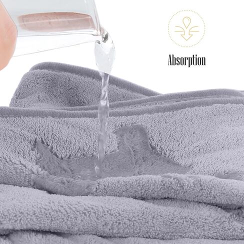 3 Pack Baby Hooded Bath Towel Sets, Ultra Absorbent Baby Essentials Item for Newborn Boy Girl, Baby Bath Shower Towel Gifts for Infant and Toddler - Animal World Elephant in Saudi Arabia