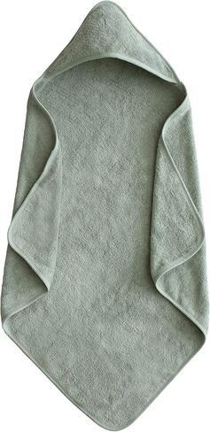 mushie Baby Hooded Towel | Organic Cotton (Pearl) in Saudi Arabia