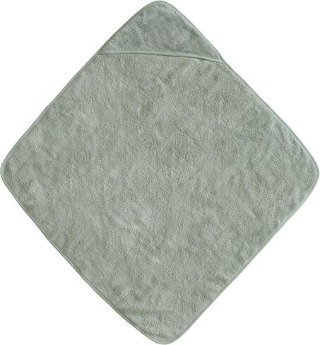 mushie Baby Hooded Towel | Organic Cotton (Pearl) in Saudi Arabia