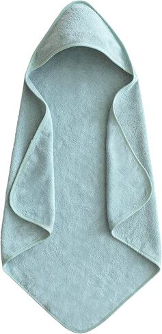mushie Baby Hooded Towel | Organic Cotton (Pearl) in Saudi Arabia