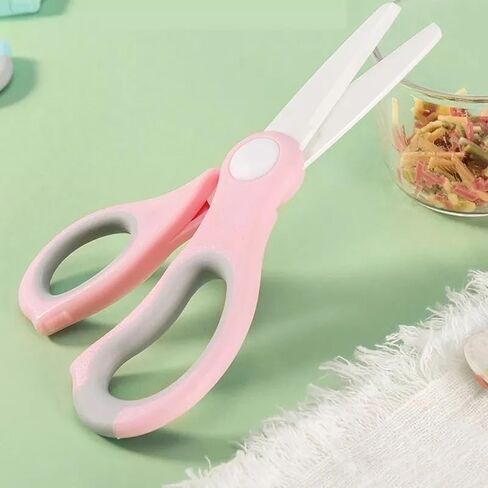 Durable Baby Food Scissors (Ceramic) (BLUE) in Kuwait
