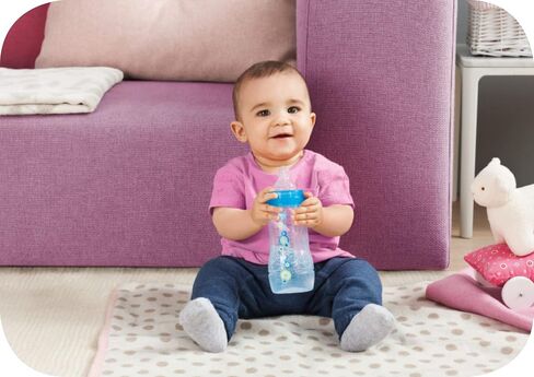 زجاجة MAM Easy Active سعة 11 أونصة (عدد 2)، زجاجات التدفق السريع، 4+ أشهر، للجنسين، رمادي in Kuwait