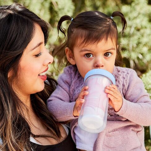 The First Years Bluey Insulated Straw Cup - Diswasher Safe Sippy Cups - Kids Water Bottles - 9 Oz - 2 Count - Ages 9 Months and Up in Saudi Arabia