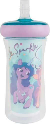 The First Years Bluey Insulated Straw Cup - Diswasher Safe Sippy Cups - Kids Water Bottles - 9 Oz - 2 Count - Ages 9 Months and Up in Saudi Arabia
