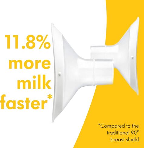 Medela PersonalFit Flex Breast Shields, 2 Pack of Medium 24mm Breast Pump Flanges, Made Without BPA, Shaped Around You for Comfortable and Efficient Pumping in Saudi Arabia