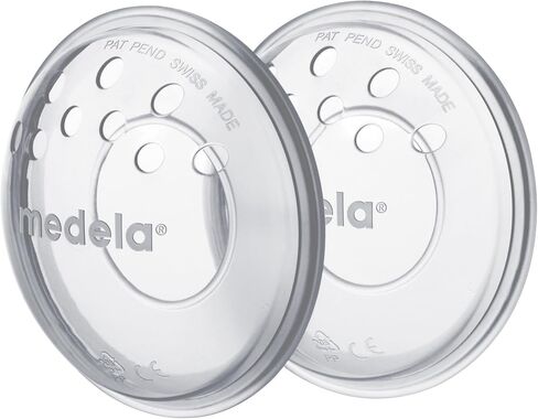 Medela SoftShells Breast Shells for Sore Nipples for Pumping or Breastfeeding, Discreet Breast Shells, Flexible and Easy to Wear, Made Without BPA in Saudi Arabia