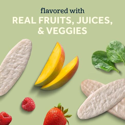 Gerber Strawberry Apple Spinach Teething Wafers, 6 Pack in Saudi Arabia