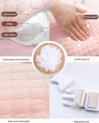 WYXunPlanet Breastfeeding Pillows for Babies,Feeding Pillow, Breastfeeding Nursing Pillows, Baby Nursing Pillows and backrests, Can Change The Baby's Feeding Position(Pink) in Saudi Arabia
