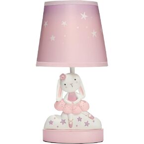 Bedtime Originals Tiny Dancer Bunny & Stars Pink Nursery Lamp with Shade & Bulb in Saudi Arabia