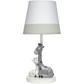 Lambs & Ivy Jungle Friends White/Gray Giraffe Nursery Lamp with Shade & Bulb in Saudi Arabia