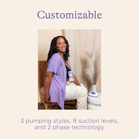 Lansinoh Signature Pro Double Electric Breast Pump, Portable Breast Pump, 3 Power Options, LCD Display, Includes Breast Pump Bag, 25mm Breast Pump Flanges and 2 Lansinoh Baby Bottles (pack of 1) in Saudi Arabia
