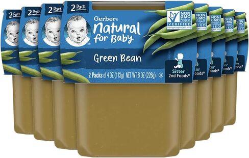 Gerber Stage 2 Baby Food, Banana Puree Tubs, No Artificial Colors or Flavors, Baby Puree, 16-Pack in Saudi Arabia