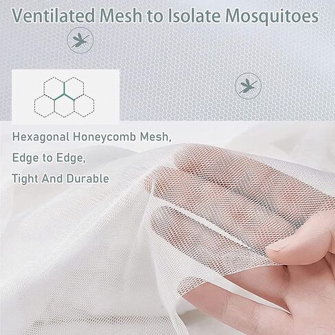 Crib Mosquito Net Breathable Crib Netting Canopy Universal Size Crib Tent Foldable Protection Mesh Net Cover Arched Crib Bug Netting Full Cover Easy Installation in Saudi Arabia