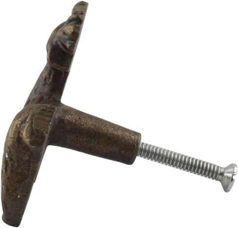 Indian Shelf Pack of 2 Assorted Antique Drawer Knobs- Iron Kitchen Cabinet Knobs- Animal Drawer Pulls- Cabinet Knobs- Dresser Knobs- Bathroom Knobs and Pulls- Dresser Pulls- Unique Knobs in Saudi Arabia