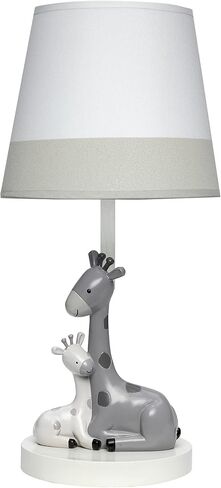 Lambs & Ivy Jungle Friends White/Gray Giraffe Nursery Lamp with Shade & Bulb in Saudi Arabia