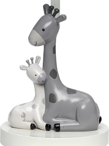 Lambs & Ivy Jungle Friends White/Gray Giraffe Nursery Lamp with Shade & Bulb in Saudi Arabia
