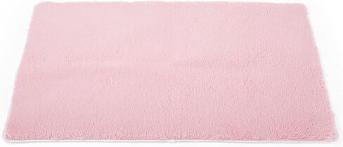 سجادة مستطيلة TTLOJ، سجادة منطقة لخيمة لعب الأطفال، وسادة سجادة لبيت لعب الأطفال لغرفة الأطفال، ديكور منزلي لغرفة الأطفال، مخمل ناعم 50.5 سم طول × 38.5 عرض أبيض in Kuwait