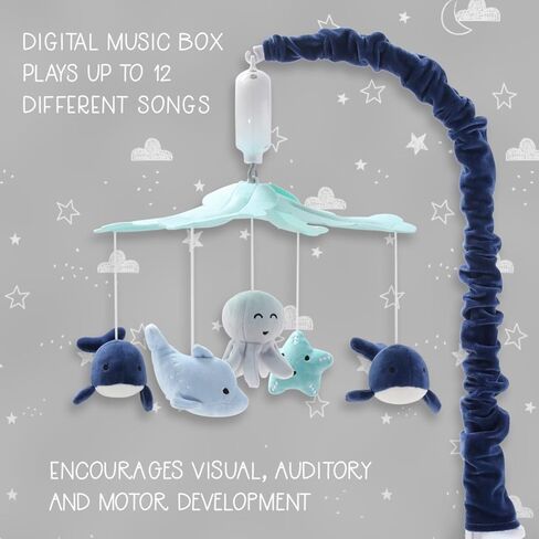 The Peanutshell Nautical Musical Crib Mobile in Kuwait