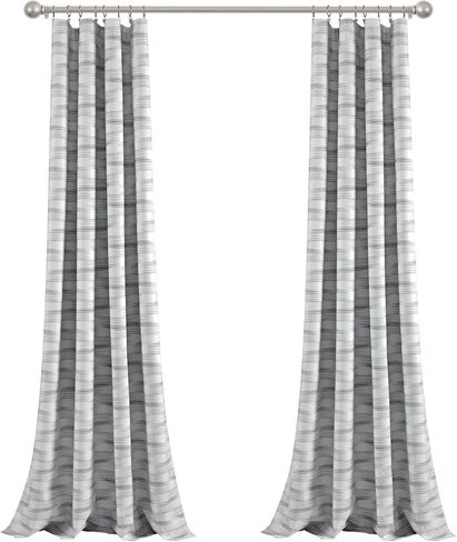 Lush Decor Baby Jungle Adventure Geo Blackout Window Curtain Single Panel, Gray in Saudi Arabia