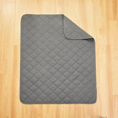 طقم سرير مبطن باللون الرمادي للأطفال مكون من 4 قطع طقم لحاف سرير للأطفال الصغار يتضمن مفرش سرير مقاس طفل صغير وملاءة مسطحة وملاءة جاهزة وكيس وسادة in Kuwait