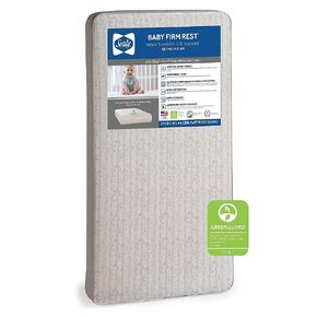 Firm Rest Antibacterial 2-Stage Dual Firmness Waterproof Baby Crib Mattress & Toddler Bed Mattress, 204 Premium Coils, Medical-Grade Surface, Hypoallergenic, Made in USA, 52"X28" in Kuwait