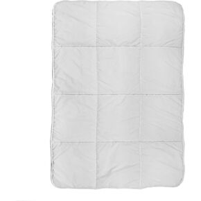 Tadpoles Quilted Toddler Comforter | 40" x 60" | Made of 100% Microfiber Polyester (Shell) & 200 GSM Fiberfill | Soft, Breathable & Durable | Ideal for Toddlers (12-48 Months) | Box Pattern in Grey