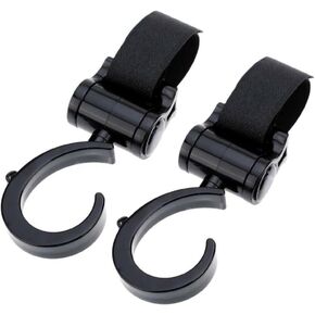 AKOAK 2 Pack Baby Stroller Hooks,Flexible and Multi Purpose Hooks for Diaper Bags, Shopping Bags,Groceries and Clothing, Great Accessory for Mommy When Walking or Shopping in Saudi Arabia