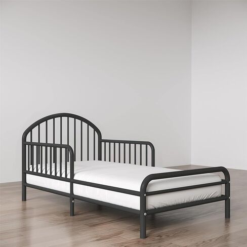 Little Seeds River Metal Toddler Bed, Black in Kuwait