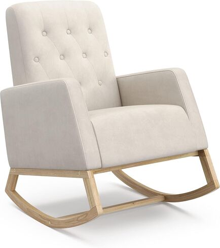 STORKCRAFT Northern Lights Nursery Rocker, Rocking Chair, Ivory in Kuwait